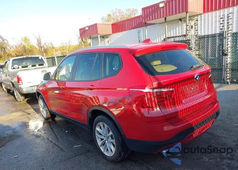 2017 BMW X3 xDrive28I from USA, damaged, VIN 5UXWX9C32H0W69848